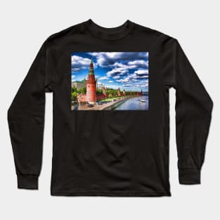 View at the Kremlin, Moscow, Russia Long Sleeve T-Shirt